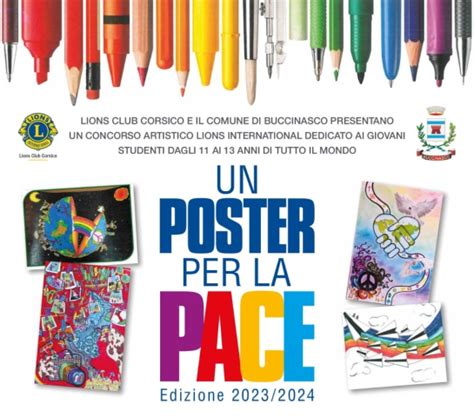 Buccinasco Concorso Un Poster Per La Pace Con I Lions Mi