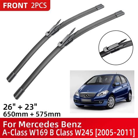 Front Wiper Blades For Mercedes Benz A Class W169 B Class W245 2005