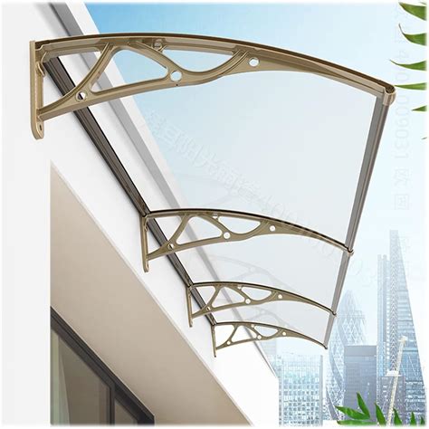 Amazon Home Aluminum Alloy Canopy Outdoor Rainproof Eaves Entrance