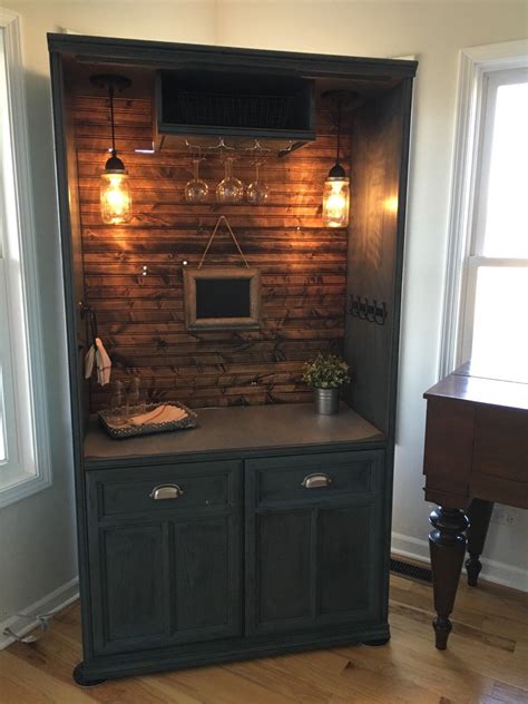 Armoire Turned Into Bar Omg A Personal Favorite From My Etsy Shop