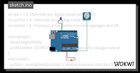 Adc Pengatur Kecerahan Led Ikaaaa Wokwi Esp Stm Arduino