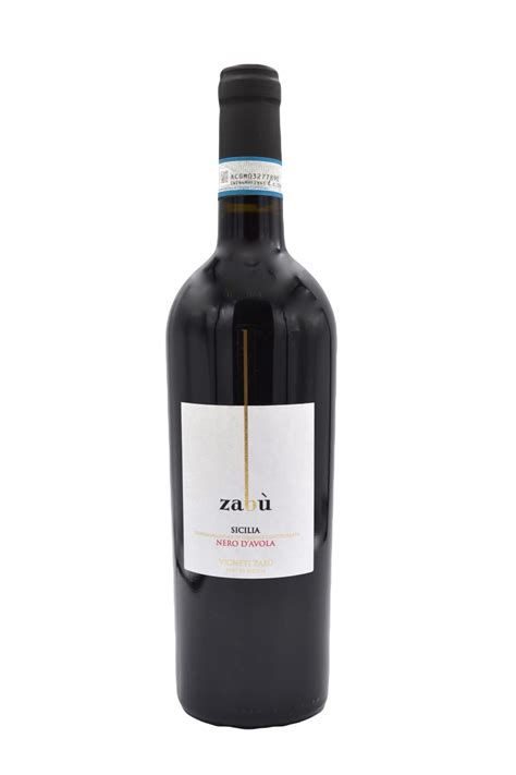 2021 Vigneti Zabu Nero D Avola DOC