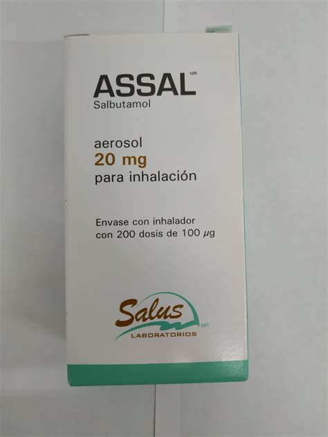 Salbutamol Aerosol 20mg 12g 200 dosis Médica El Marqués