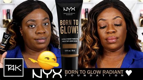 New Nyx Born To Glow Foundation Review Youtube