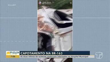 Bom Dia Tapaj S Motorista Capota Carro Ao Desviar De Cachorro Na Br