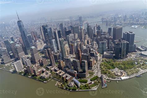 manhattan new york aerial view from helicopter 20298776 Stock Photo at ...