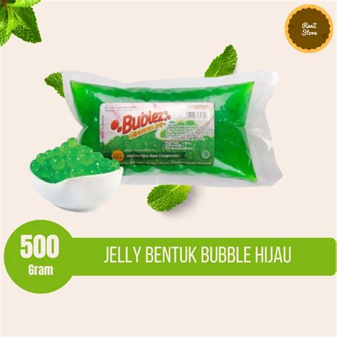 Jual Jelly Bentuk Mutiara Hijau Kosena Jelly Motif Mutiara Warna