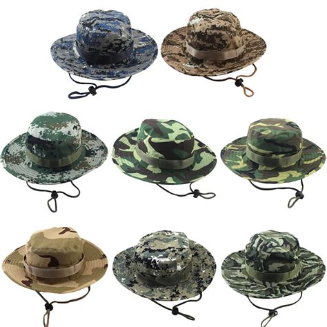 Military Camouflage Jungle Camo Hats 8 Styles