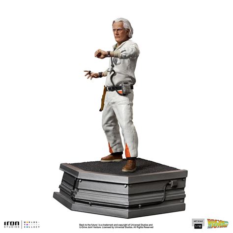 Back To The Future Doc Brown Statue Art Scale 110 22cm