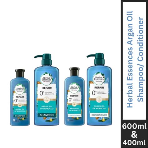 Herbal Essences Bio Renew Repair Argan Oil Of Morocco Shampoo 400ml600ml Shopee Singapore