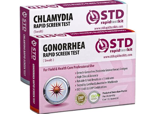 Gonorrhea Home Test Kit Instant Results In Minutes Discreet Shipping From The Usa