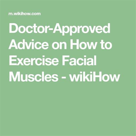 How to Exercise Facial Muscles: Strengthen & Tone Your Face | Facial muscles, Facial, Exercise