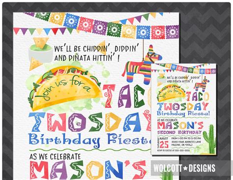 Taco Tuesday Invitation - Etsy