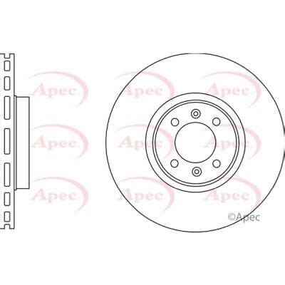 Apec Brake Disc Front Single 402060540R 402065719R 402069518R DSK3133