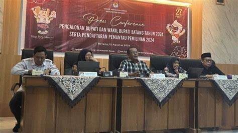 KPU Buka Pendaftaran Cabup Dan Cawabup Batang Di Pilkada 2024 Pada 27