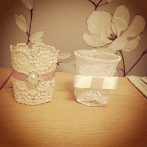 Vintage Wedding Tea Light Holders Home Made Tea Light Holder