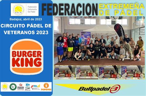 Finalizó la 2ª Prueba del Circuito Burger King de Veteranos en Badajoz 2023