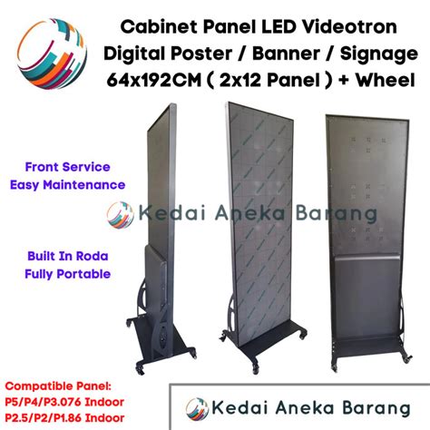 Jual Cabinet Kabinet Led Videotron Digital Poster Banner Signage X