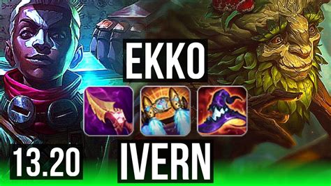 EKKO Vs IVERN JNG 11 0 10 1 7M Mastery Legendary 700 Games