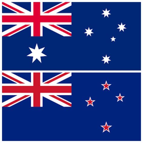 Australian vs New Zealand flag - Difference between the flags | Travel ...