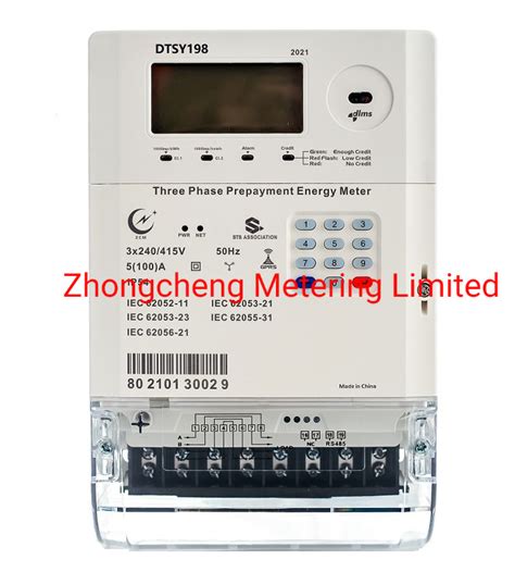 Three Phase Gprs Smart Prepaid Prepayment Meter China Smart Keypad