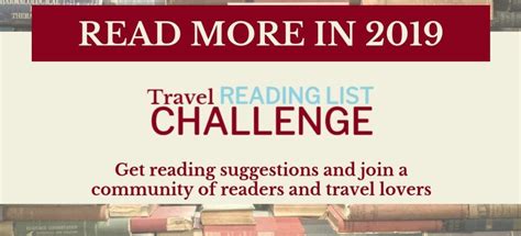 2019 Travel Reading List Challenge