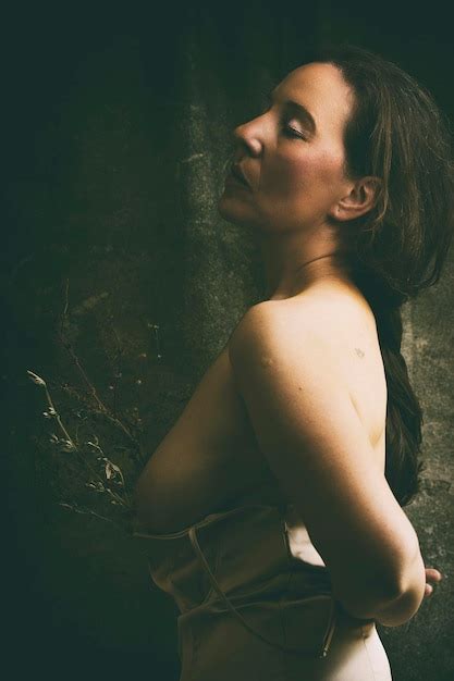 Premium Photo Mature Woman Posing In Lingerie Ii