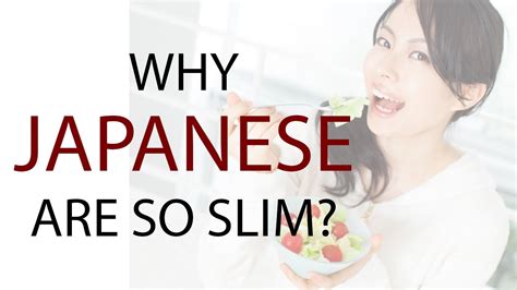 Why Japanese Are So Slim Secret Youtube