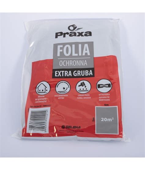 FOLIA MALARSKA PRAXA 5X4M EXTRA GRUBA TYTAN