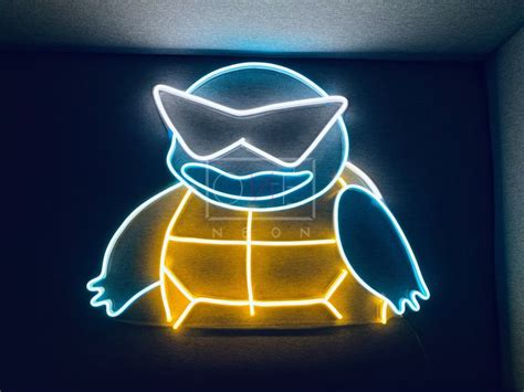 Pokemon Squirtle Led Neon Sign Neon Signs Neon Pokemon