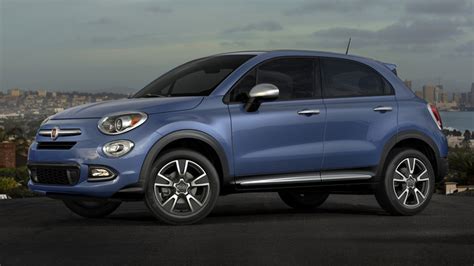 1920x1080 Subcompact Car Car Suv Crossover Car Blue Car Fiat 500x