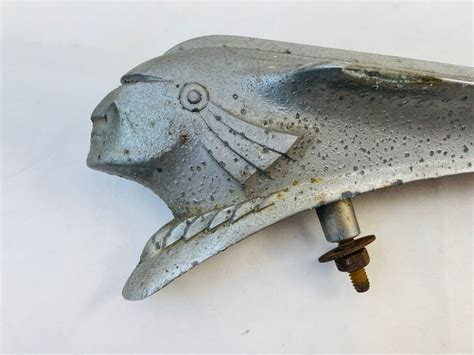 Pontiac Indian Chief Hood Ornament C1953 Ebay