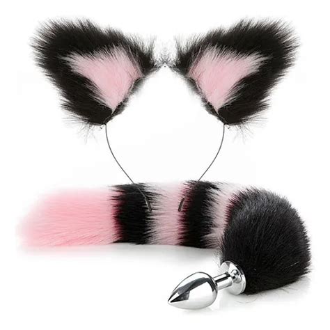 Plug Anal Cola De Zorro Metalico Acero Inoxidable Mercadolibre