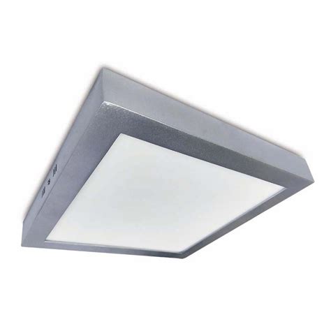 i tec PLAFÓN LED CUADRADO GRIS 24W 4200K