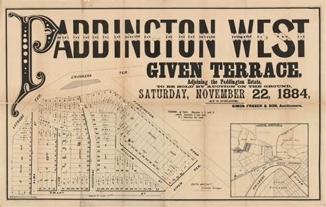 Paddington West Estate, Brisbane, 1884 (Map of the Week) | State ...