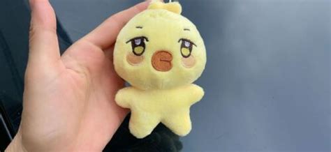 Ateez Aniteez Pop Up Plush Cartoon Doll Keychain Sandeoki Ddeongbyeoli