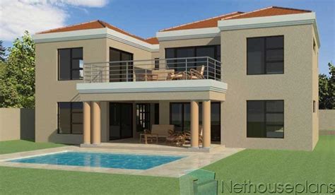 Double Storey Bedroom House Plan In South Africa