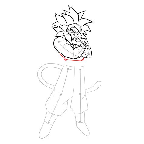 How to Draw Goku Super Saiyan 4: From Ape to Ultimate Warrior