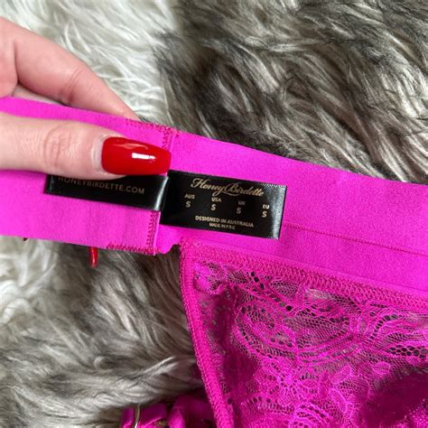 Honey Birdette Belinda Garter In Size Small NWOT Hot Depop