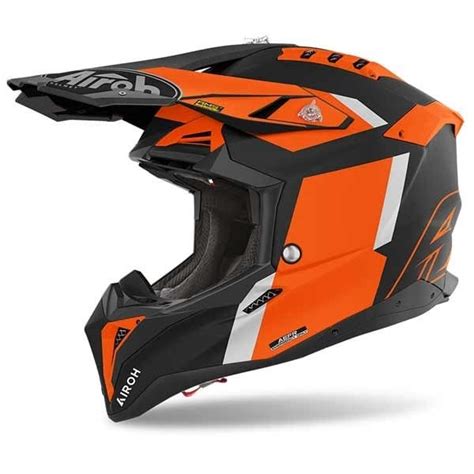 Casco Airoh Aviator Glory Arancione Opaco