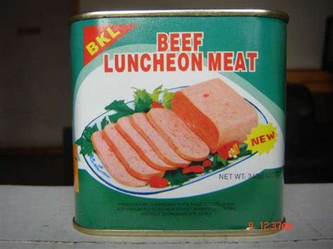 Canned Beef Luncheon Meat