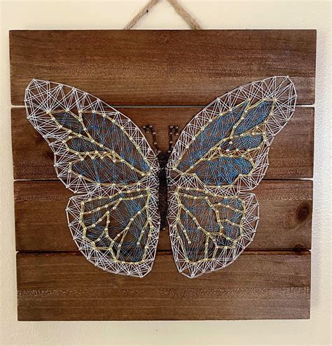 Butterfly Art Butterfly Lover T Home Decor String Art Etsy Denmark