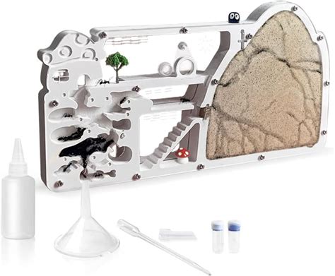 Amazon ELNMLHT Ant Farm Castle Ant Farms With Yellow Sand And