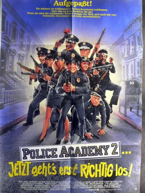 POLICE ACADEMY Jetzt Geht S Erst Richtig Los Filmposter A1 84x60cm