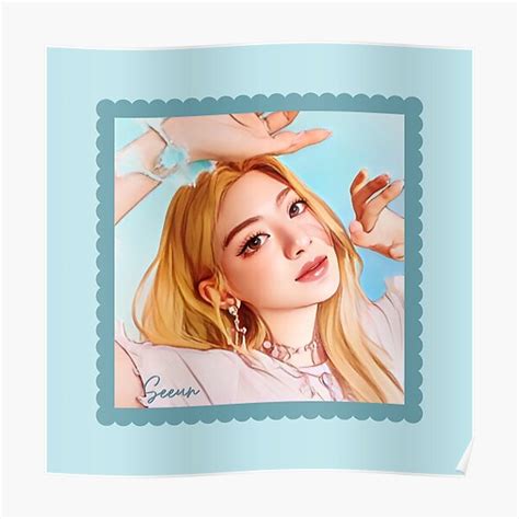 Seeun Stayc We Need Love Cartoon Vers Poster For Sale By