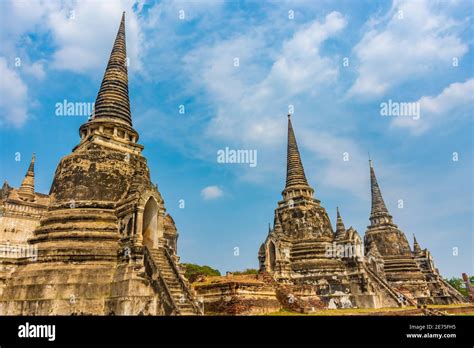 Ruins of Ayutthaya Temples, Thailand Stock Photo - Alamy