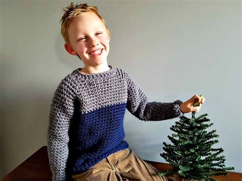 Crochet Sweater Pattern For Boys And Girls Artofit