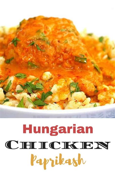 Authentic Hungarian Chicken Paprikash