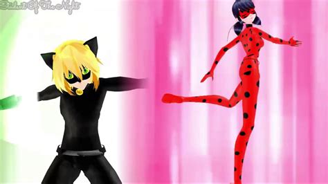 MMD Ladybug Cat Noir Duo Transformation YouTube