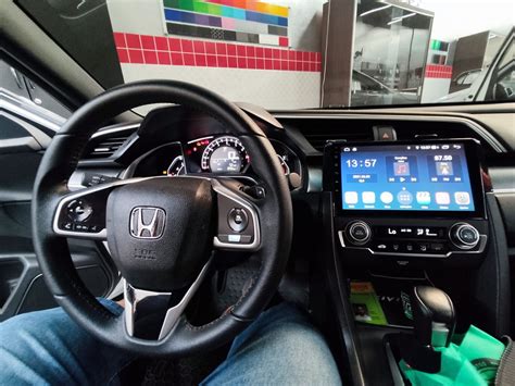 Central Multimidia Aikon Atom Pr Ton G Android Honda Civic G De